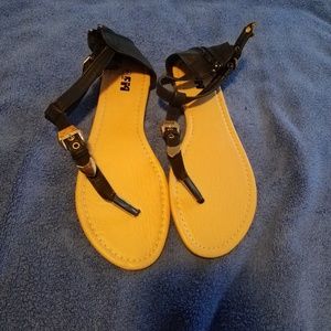 Black sandals